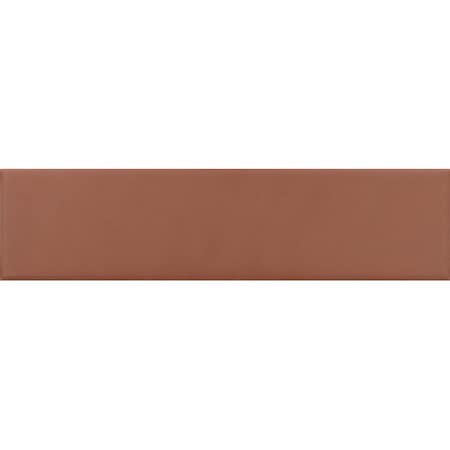 Apollo Tile Arte 1.97 in. x 7.87 in. Matte Red Ceramic Subway Wall and Floor Tile 6.46 sq. ft./case 60-pack APLRID88TERM